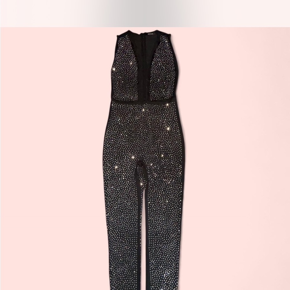 Black Sparkling Jumpsuit